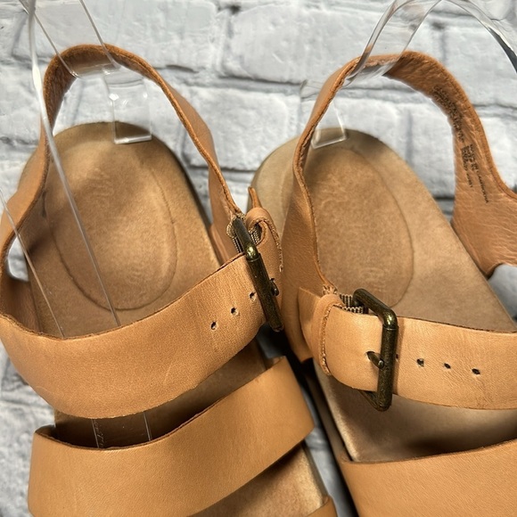 Madewell Addie Sandal Desert Camel Tan size 8 1/2 leather sandals - Picture 10 of 16